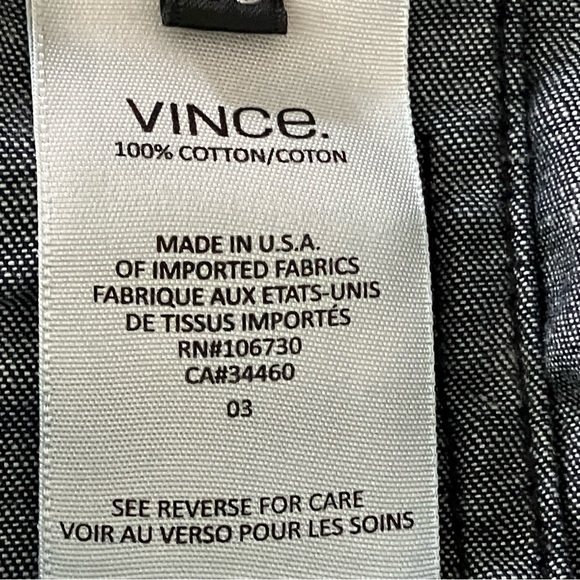 EUC Vince black cotton ankle pant - Picture 8 of 12